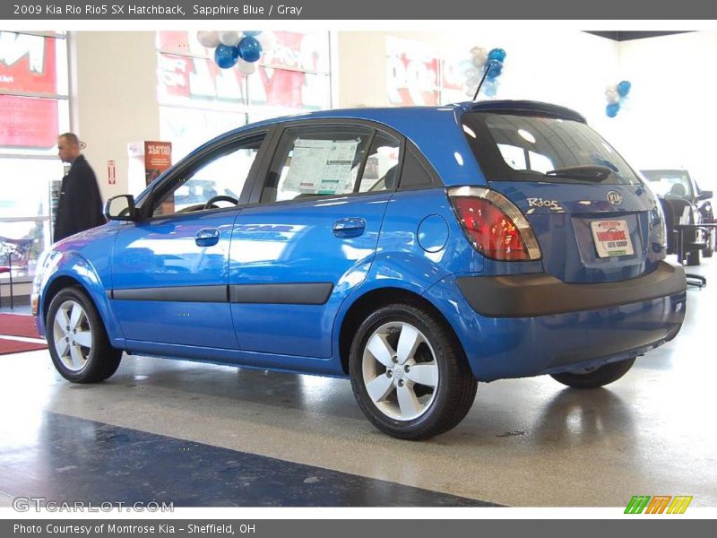 Sapphire Blue / Gray 2009 Kia Rio Rio5 SX Hatchback