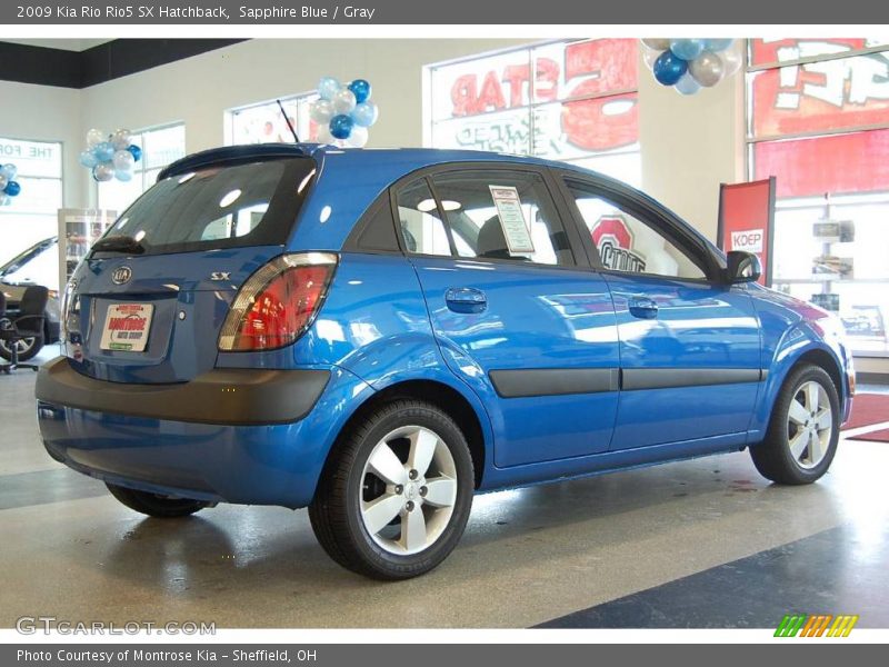Sapphire Blue / Gray 2009 Kia Rio Rio5 SX Hatchback