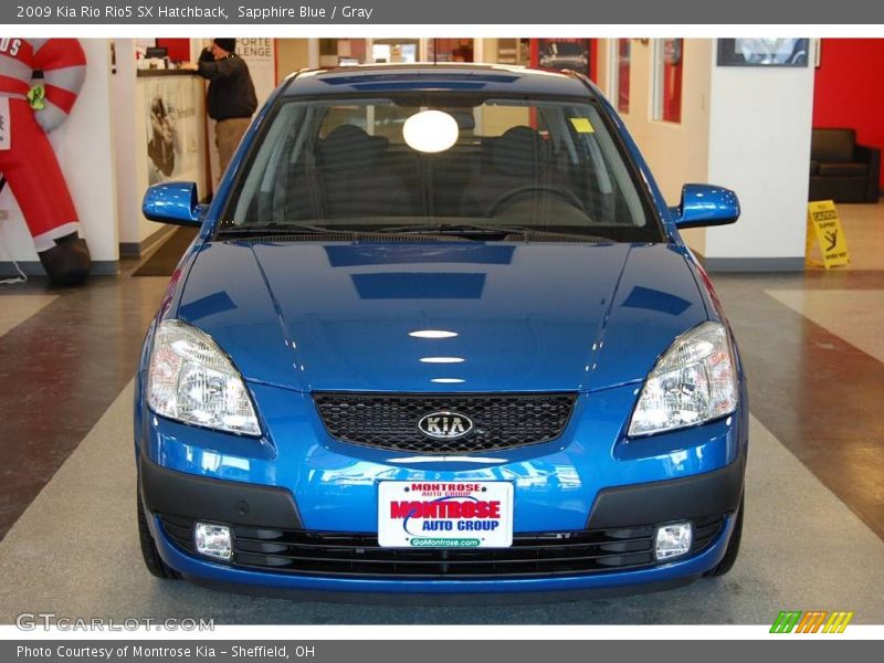 Sapphire Blue / Gray 2009 Kia Rio Rio5 SX Hatchback