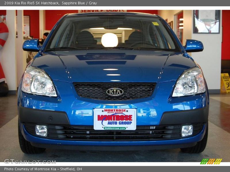 Sapphire Blue / Gray 2009 Kia Rio Rio5 SX Hatchback