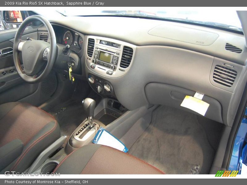 Sapphire Blue / Gray 2009 Kia Rio Rio5 SX Hatchback