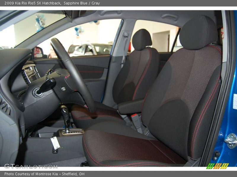 Sapphire Blue / Gray 2009 Kia Rio Rio5 SX Hatchback