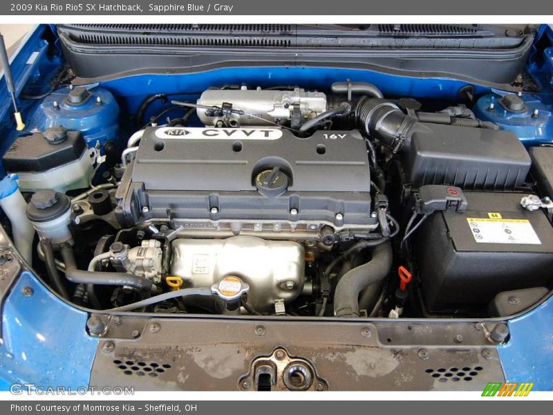 Sapphire Blue / Gray 2009 Kia Rio Rio5 SX Hatchback