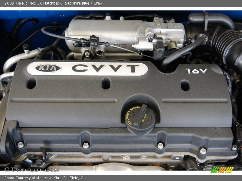 Sapphire Blue / Gray 2009 Kia Rio Rio5 SX Hatchback