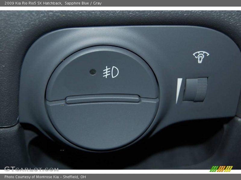 Sapphire Blue / Gray 2009 Kia Rio Rio5 SX Hatchback