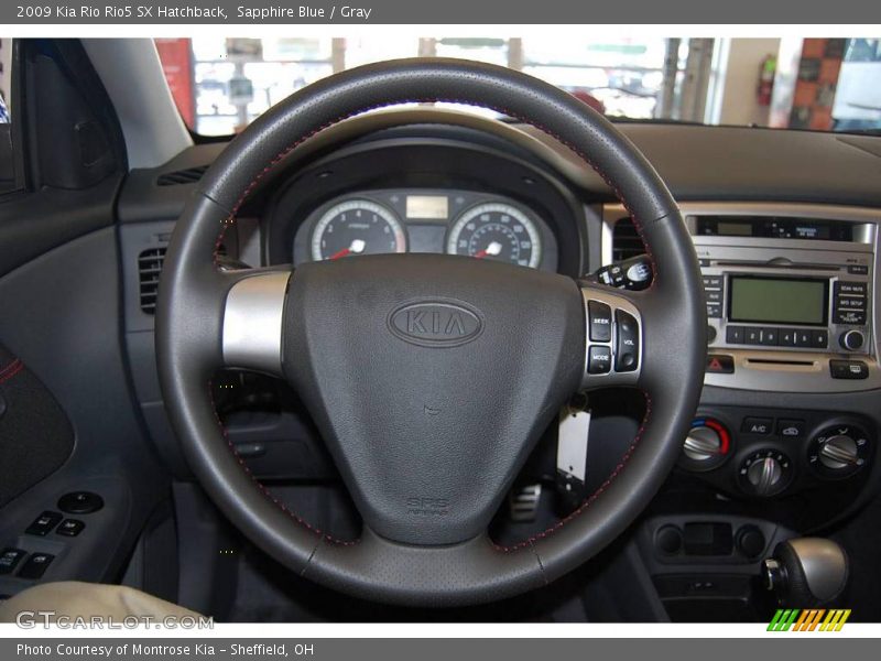 Sapphire Blue / Gray 2009 Kia Rio Rio5 SX Hatchback
