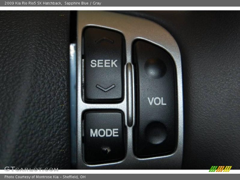 Sapphire Blue / Gray 2009 Kia Rio Rio5 SX Hatchback