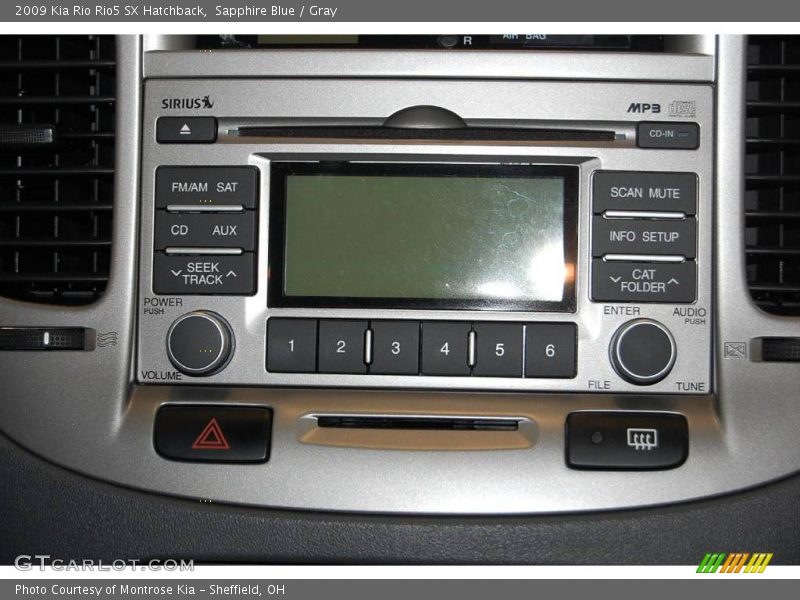 Sapphire Blue / Gray 2009 Kia Rio Rio5 SX Hatchback