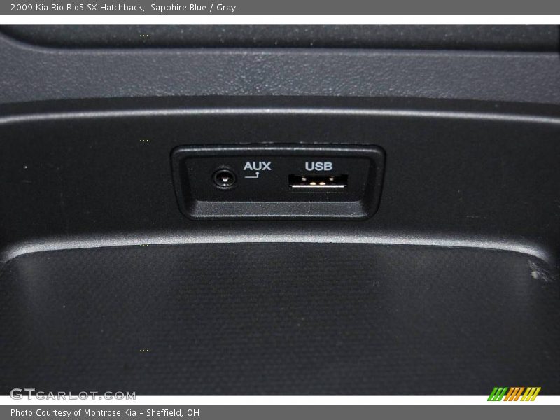Sapphire Blue / Gray 2009 Kia Rio Rio5 SX Hatchback