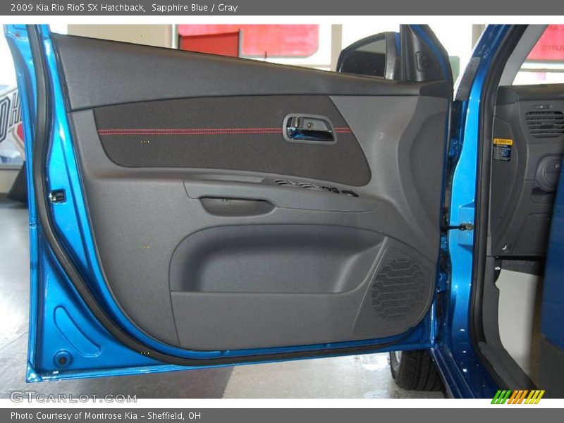 Sapphire Blue / Gray 2009 Kia Rio Rio5 SX Hatchback