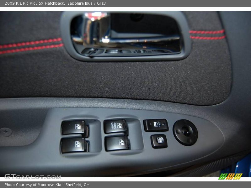 Sapphire Blue / Gray 2009 Kia Rio Rio5 SX Hatchback