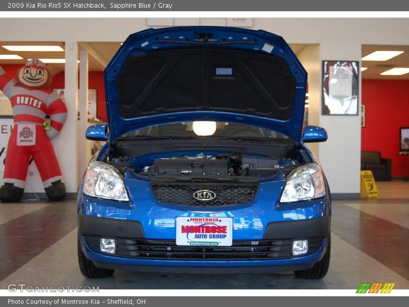 Sapphire Blue / Gray 2009 Kia Rio Rio5 SX Hatchback