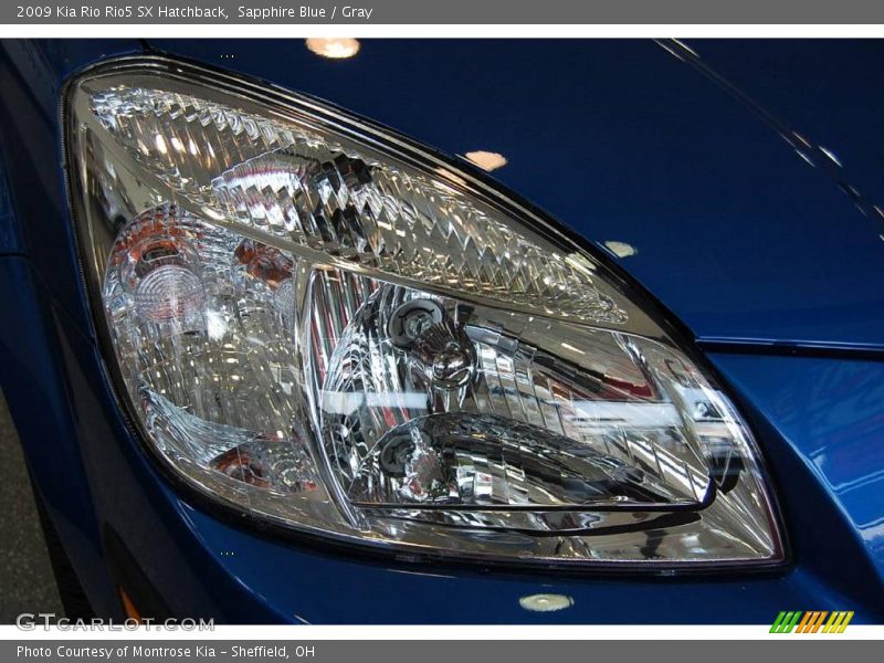 Sapphire Blue / Gray 2009 Kia Rio Rio5 SX Hatchback