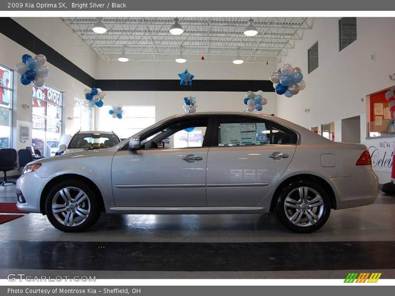 Bright Silver / Black 2009 Kia Optima SX