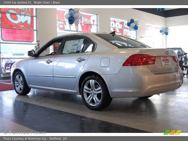 Bright Silver / Black 2009 Kia Optima SX