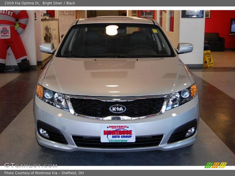 Bright Silver / Black 2009 Kia Optima SX