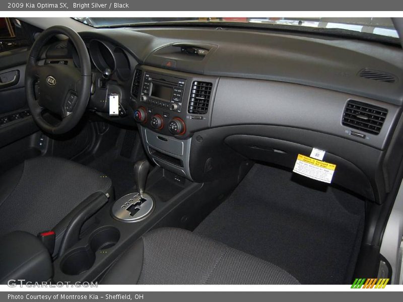 Bright Silver / Black 2009 Kia Optima SX