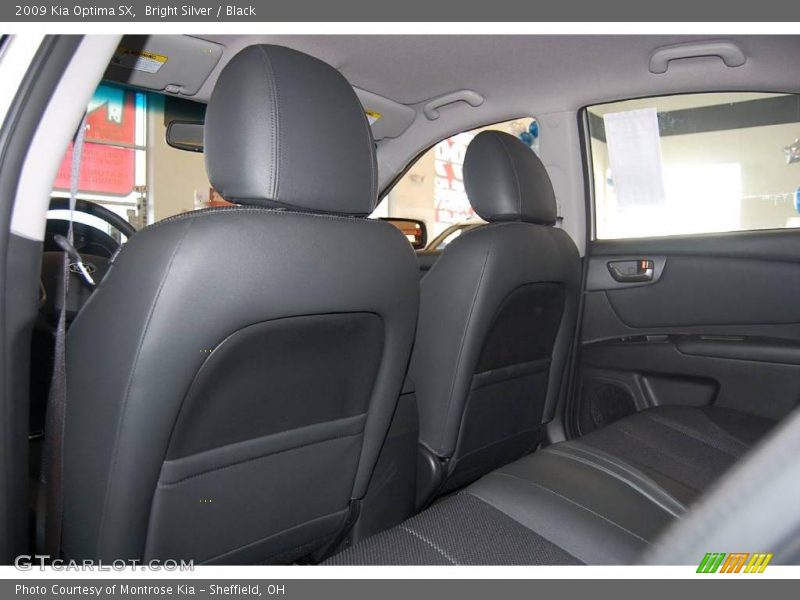 Bright Silver / Black 2009 Kia Optima SX