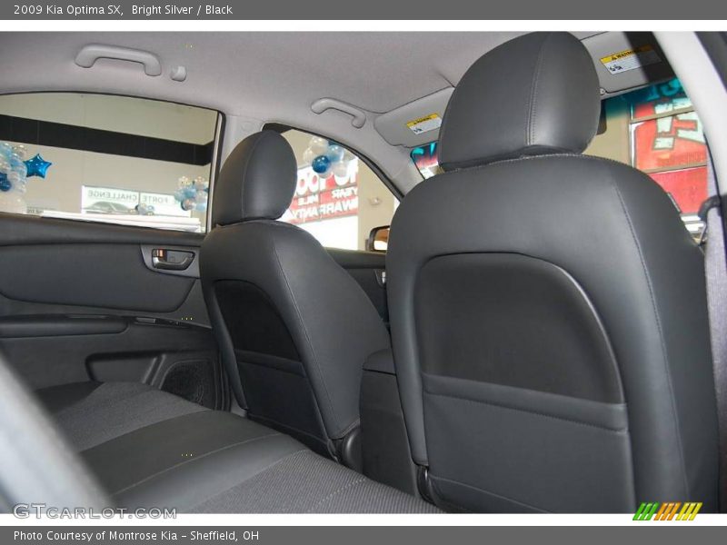 Bright Silver / Black 2009 Kia Optima SX