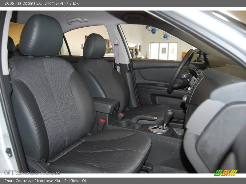 Bright Silver / Black 2009 Kia Optima SX