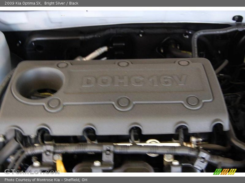 Bright Silver / Black 2009 Kia Optima SX