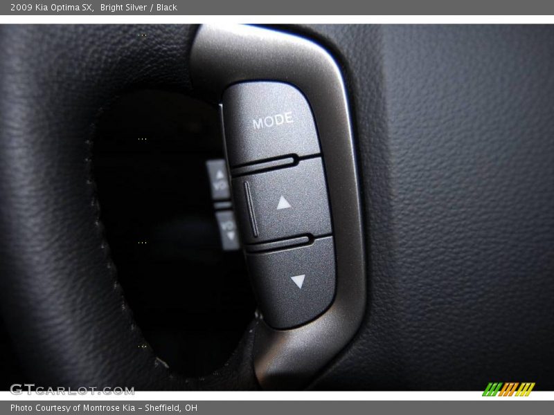 Bright Silver / Black 2009 Kia Optima SX