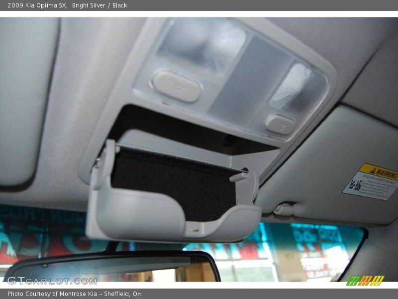 Bright Silver / Black 2009 Kia Optima SX