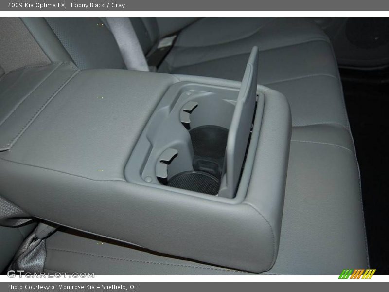 Ebony Black / Gray 2009 Kia Optima EX