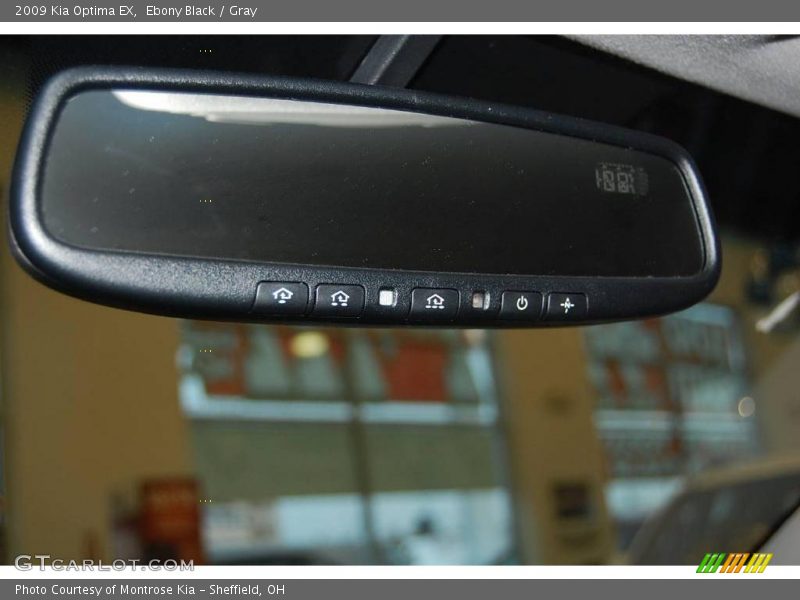 Ebony Black / Gray 2009 Kia Optima EX