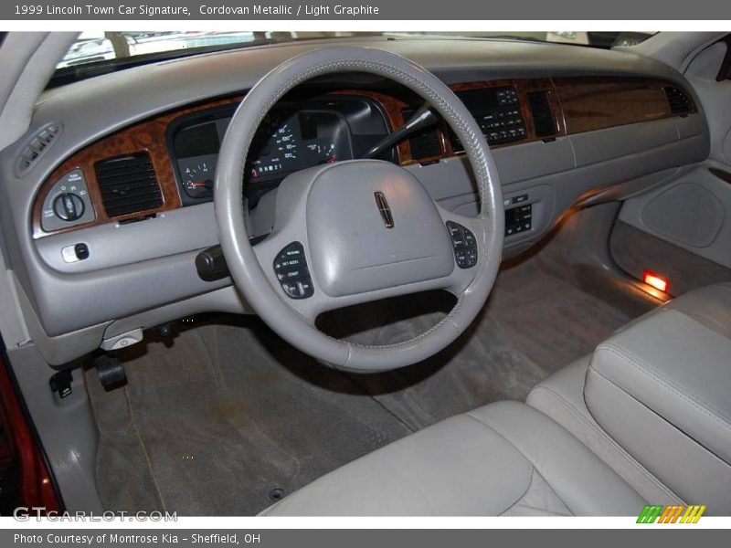 Cordovan Metallic / Light Graphite 1999 Lincoln Town Car Signature