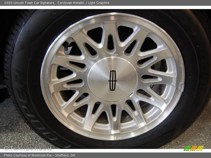 Cordovan Metallic / Light Graphite 1999 Lincoln Town Car Signature