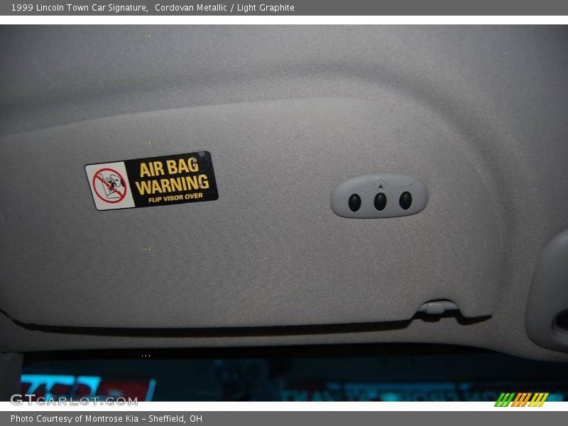 Cordovan Metallic / Light Graphite 1999 Lincoln Town Car Signature