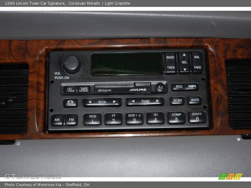 Cordovan Metallic / Light Graphite 1999 Lincoln Town Car Signature