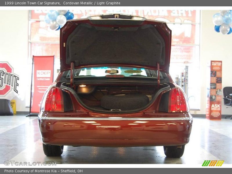 Cordovan Metallic / Light Graphite 1999 Lincoln Town Car Signature