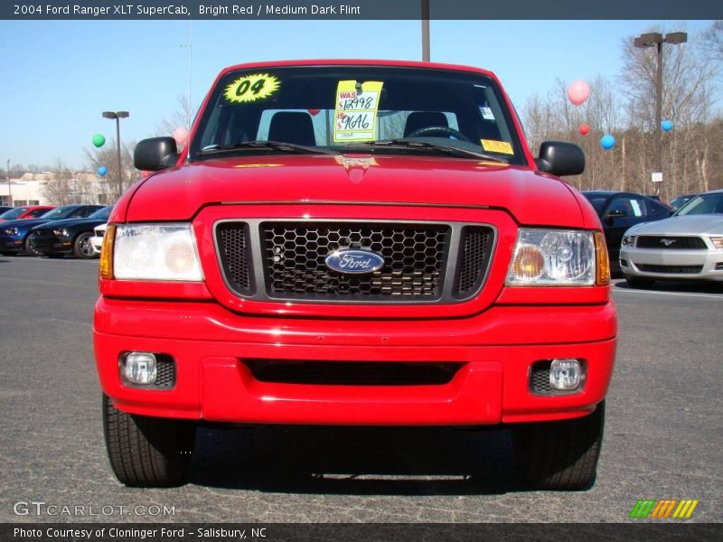 Bright Red / Medium Dark Flint 2004 Ford Ranger XLT SuperCab