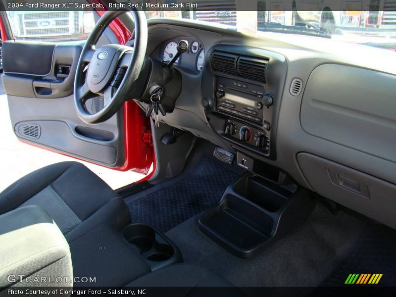 Bright Red / Medium Dark Flint 2004 Ford Ranger XLT SuperCab