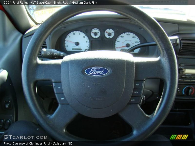 Bright Red / Medium Dark Flint 2004 Ford Ranger XLT SuperCab