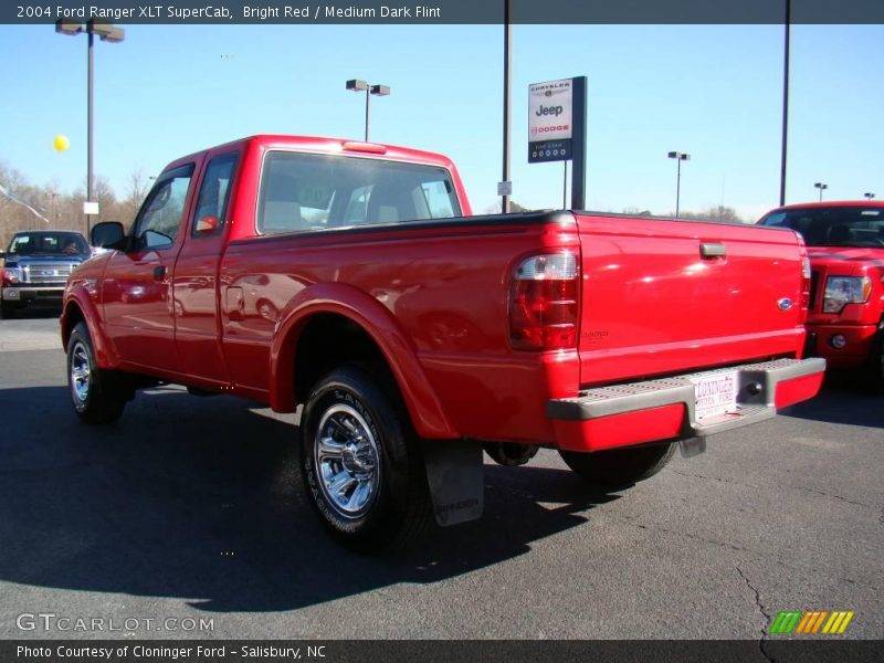 Bright Red / Medium Dark Flint 2004 Ford Ranger XLT SuperCab