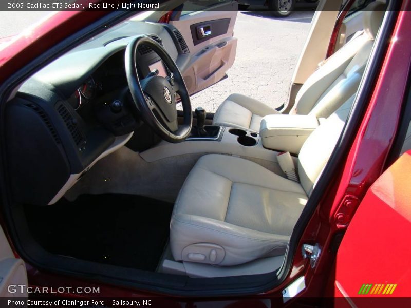 Red Line / Light Neutral 2005 Cadillac CTS Sedan