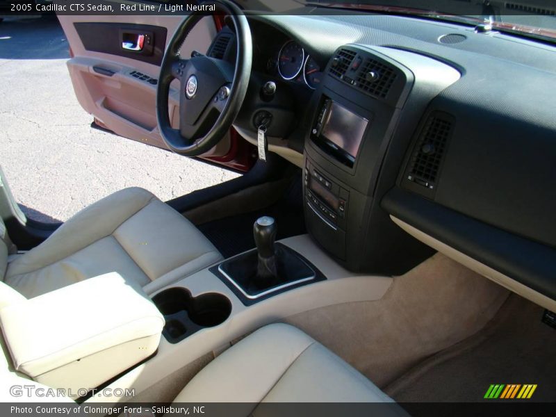 Red Line / Light Neutral 2005 Cadillac CTS Sedan