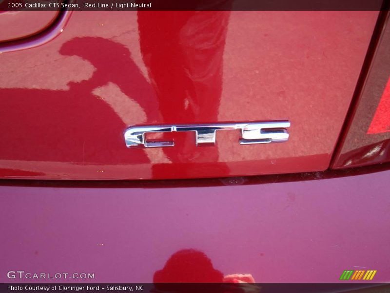 Red Line / Light Neutral 2005 Cadillac CTS Sedan