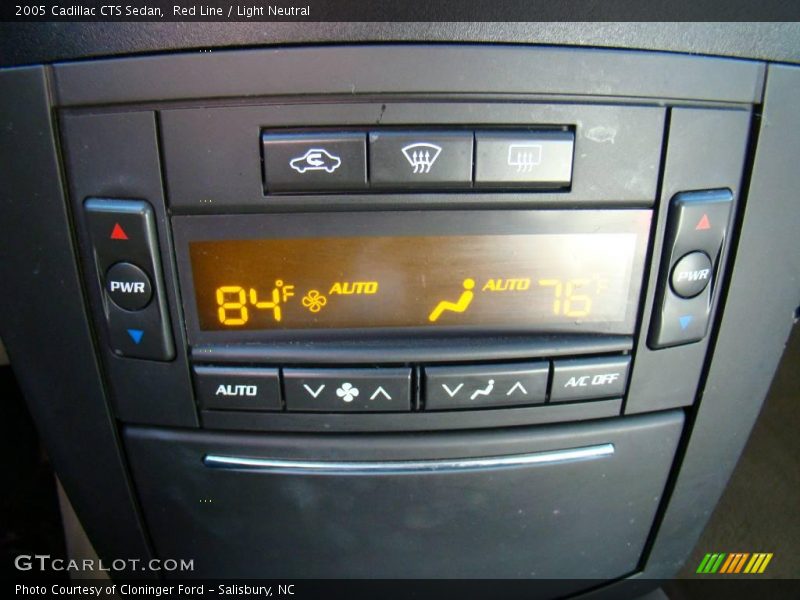 Red Line / Light Neutral 2005 Cadillac CTS Sedan