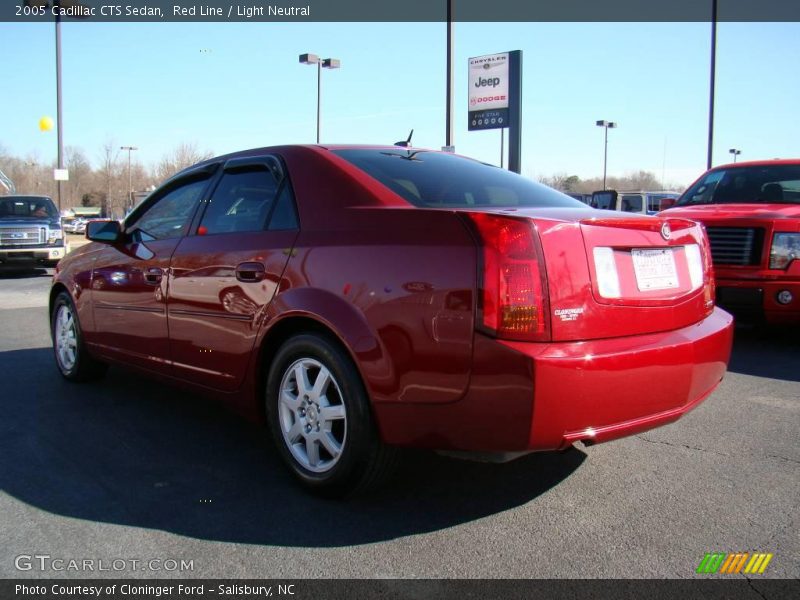 Red Line / Light Neutral 2005 Cadillac CTS Sedan