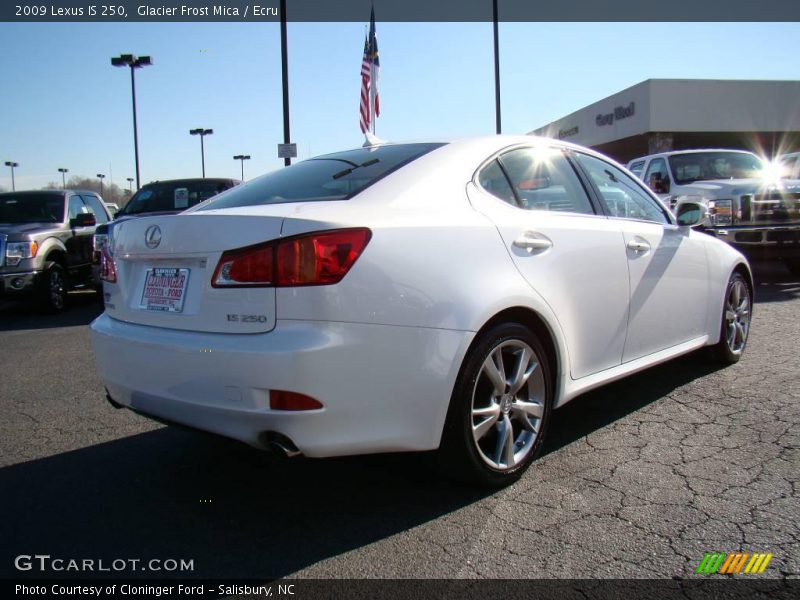 Glacier Frost Mica / Ecru 2009 Lexus IS 250