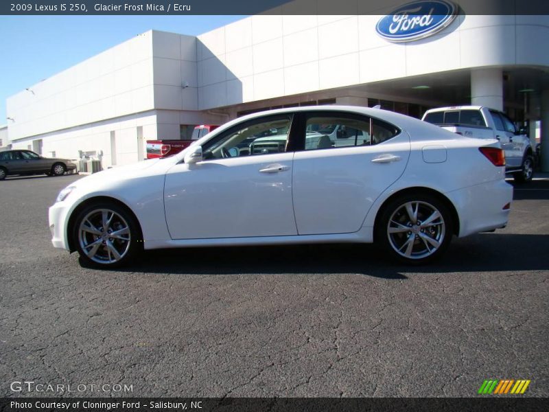 Glacier Frost Mica / Ecru 2009 Lexus IS 250