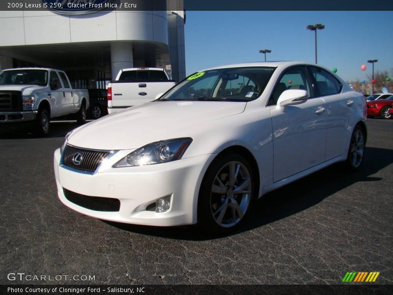 Glacier Frost Mica / Ecru 2009 Lexus IS 250