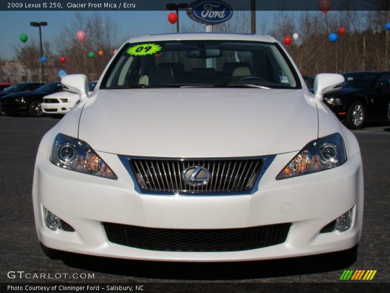 Glacier Frost Mica / Ecru 2009 Lexus IS 250