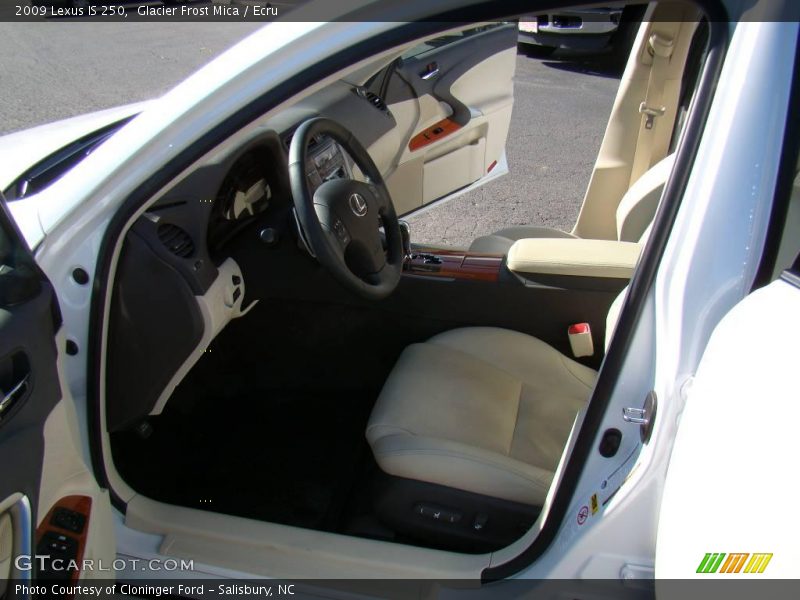 Glacier Frost Mica / Ecru 2009 Lexus IS 250