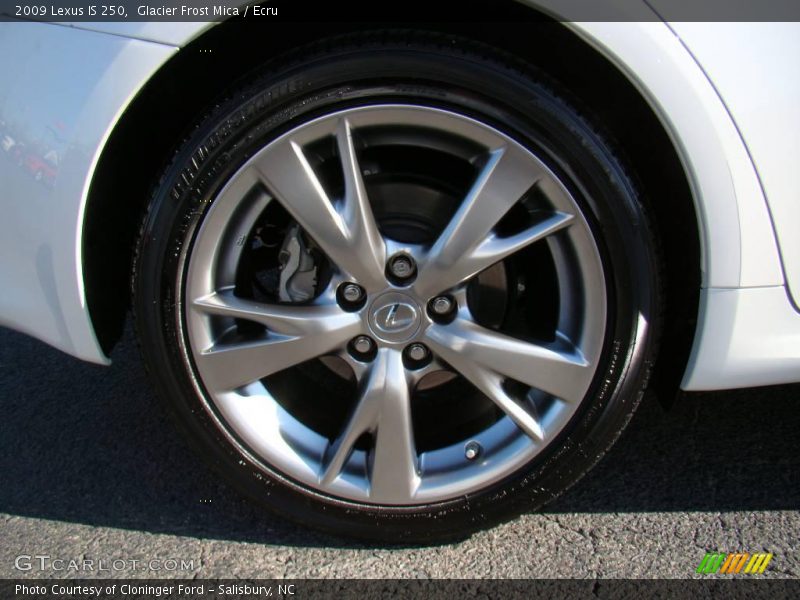 Glacier Frost Mica / Ecru 2009 Lexus IS 250