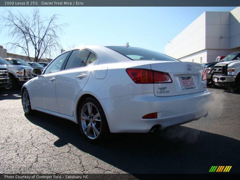 Glacier Frost Mica / Ecru 2009 Lexus IS 250